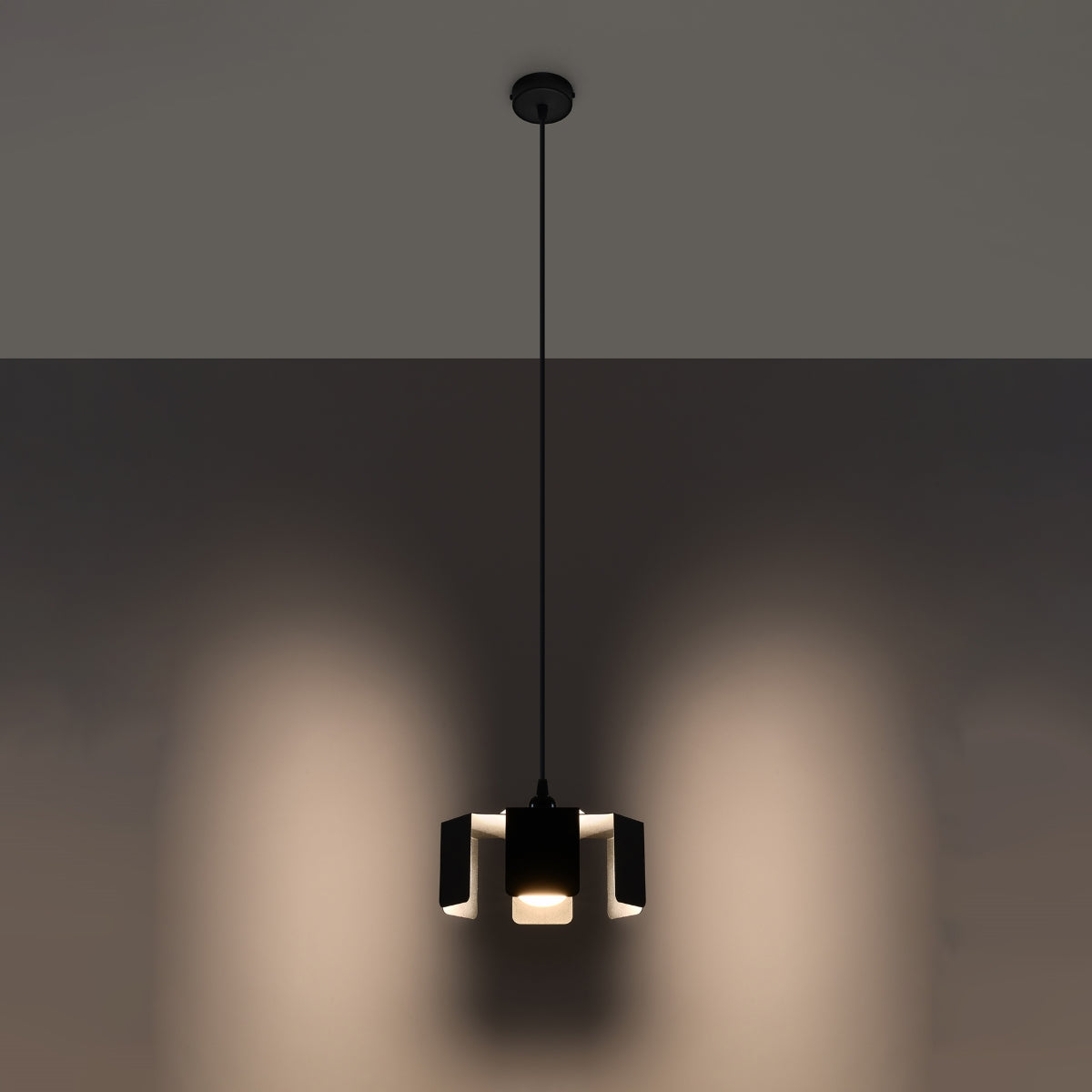 TULIP - Pendelleuchte, schwarz, 1-flammig, E27-Fassung