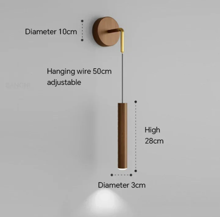 Murio - LED-Wandleuchte fürs Bett