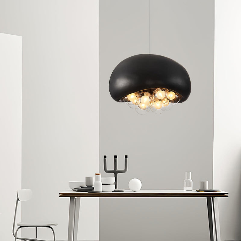 Khmara - Bubbles Pendelleuchte in Weiß/Schwarz/Grau
