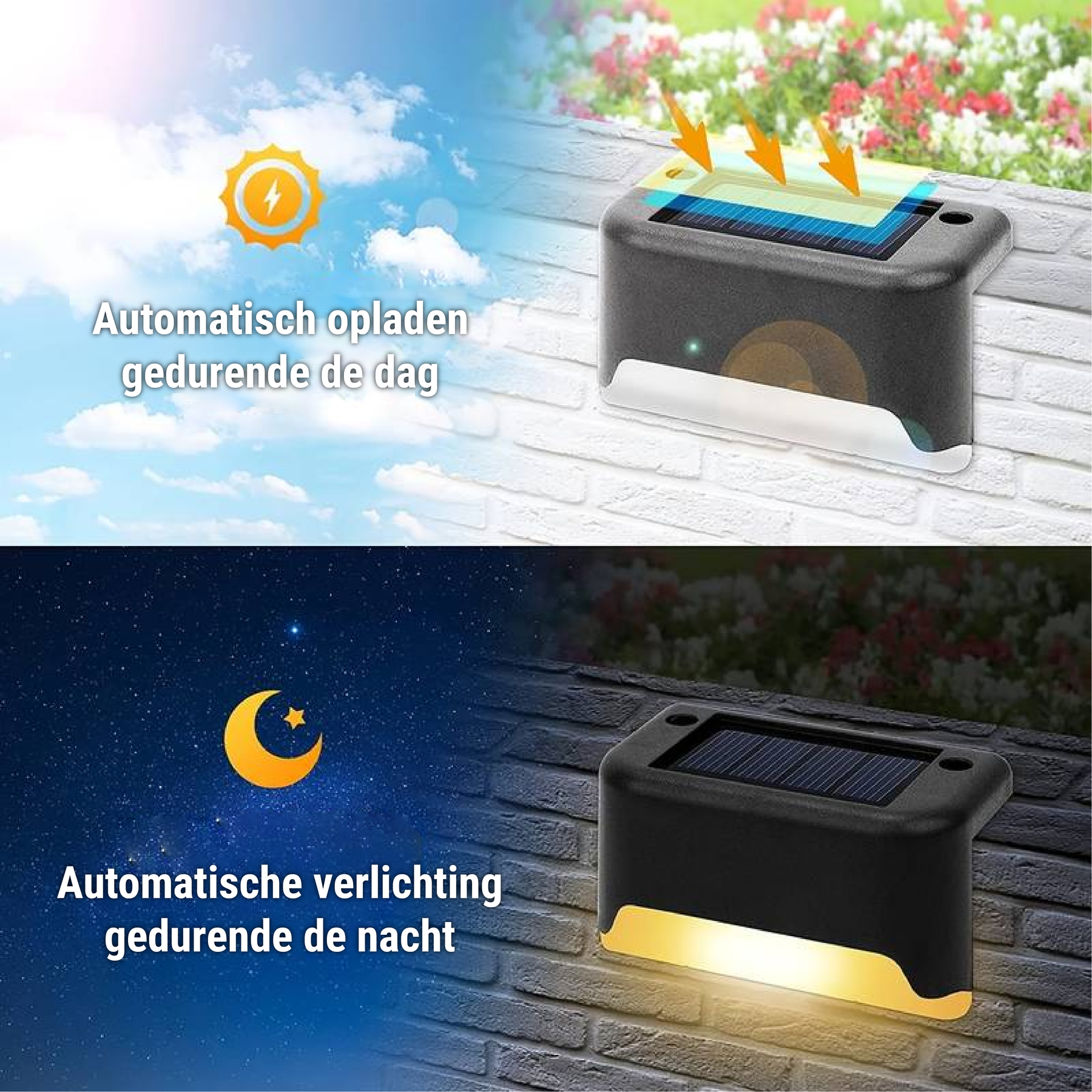 Natura - Solar LED Wandlampen Außen IP65