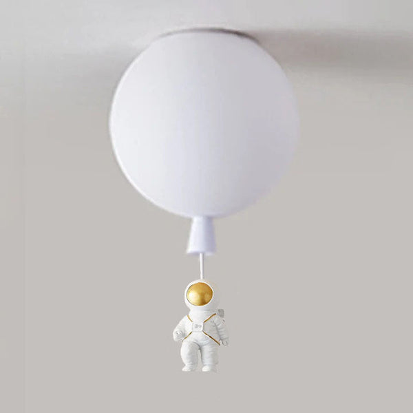 Mond - LED-Deckenleuchte Mond & Astronaut aus Acryl
