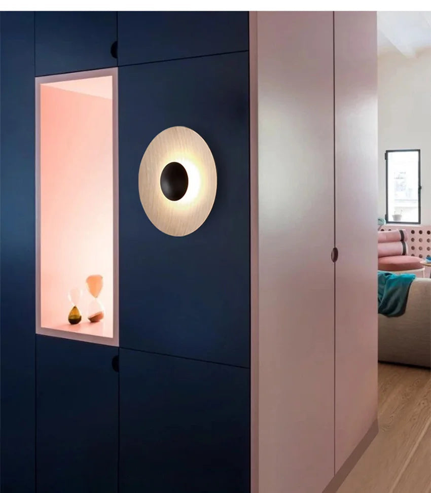 Lumera - Runde LED-Wandleuchte im skandinavischen Design