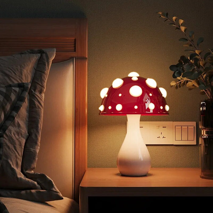 Bureia - LED-Tischleuchte im Pilzdesign, dimmbar, 2700 K