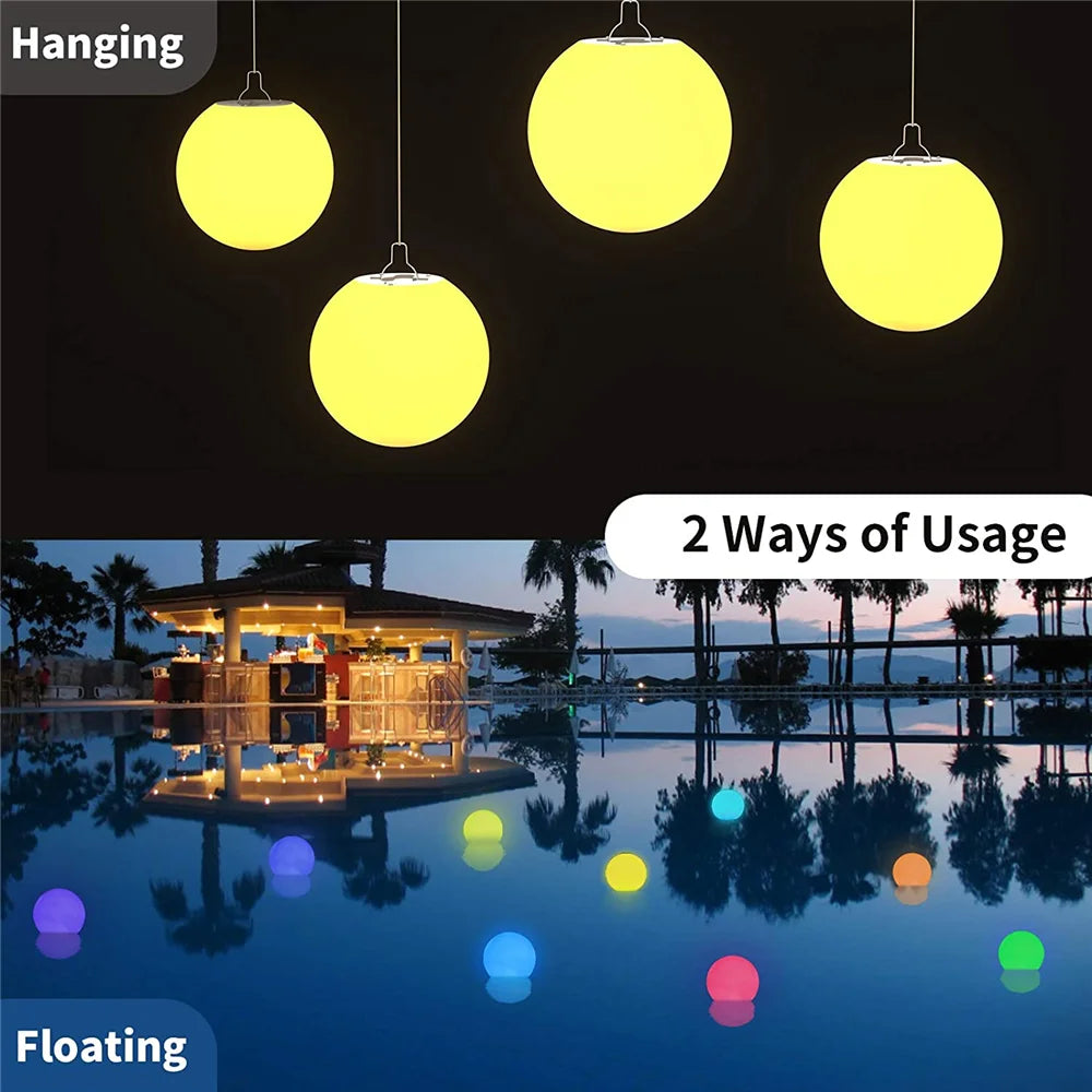 Schwimmende - LED-Kugeln IP67 mit Fernbedienung