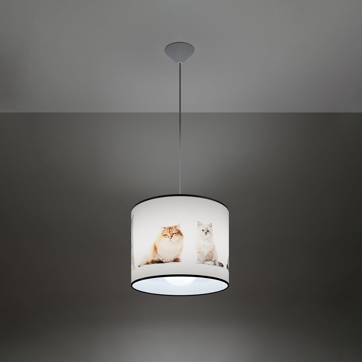 Celira - Kinderzimmer-Hängeleuchte, 30 cm, mehrfarbig mit