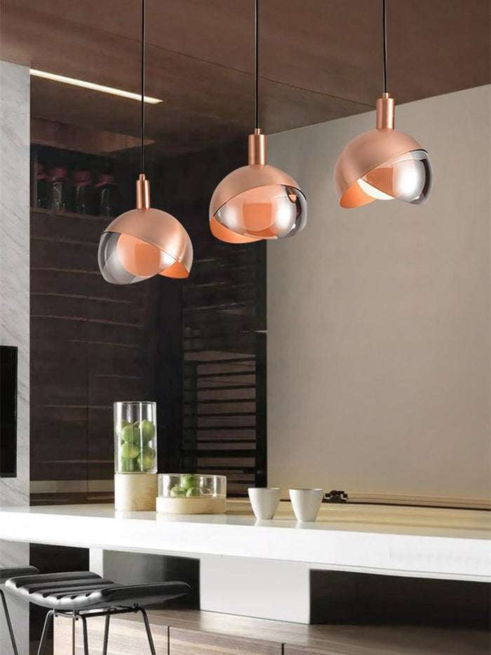 Solara - Metall Pendelleuchte mit Glas