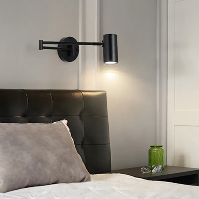 Verstellbare - Wandleuchte mit langem Arm (E27) inkl. LED