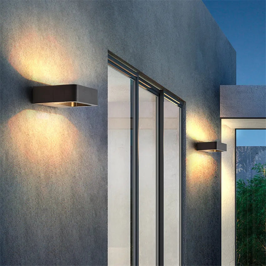 Terraza - Außenwandleuchte IP65, Aluminium
