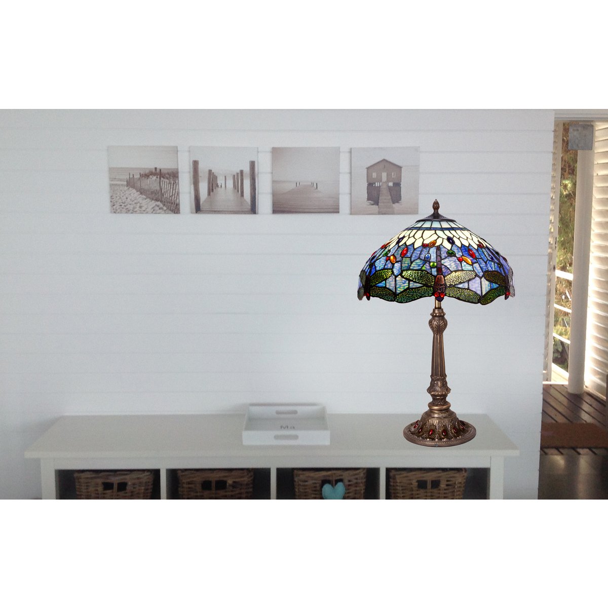 Alexandra - Lighting -Tiffany-Tischleuchte Ø 40 cm Belle