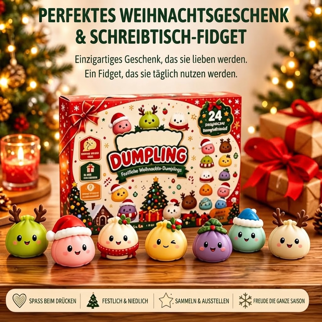 SquishMingle - Adventskalender mit 24 Squishy-Spielzeugen