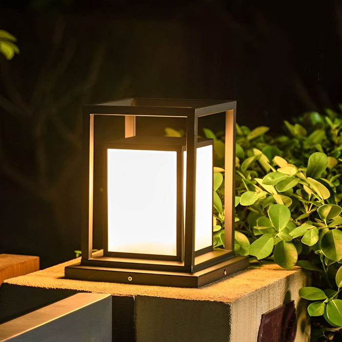 Solena - Solarbetriebene Mastleuchte IP65 aus Edelstahl und