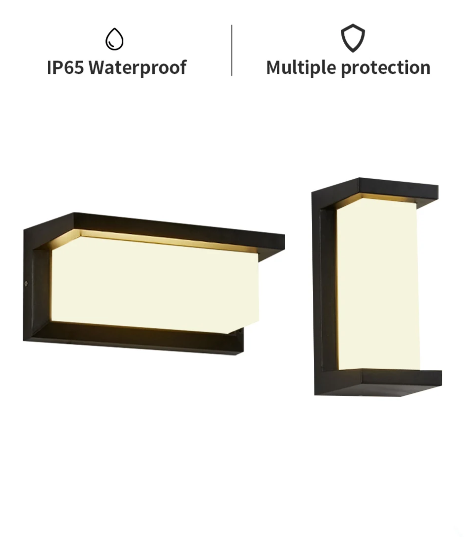 Natura - IP65 LED-Außenwandleuchte mit Radarsensor