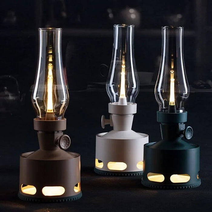 Nestor - Vintage LED-Laterne aus Aluminium & Glas