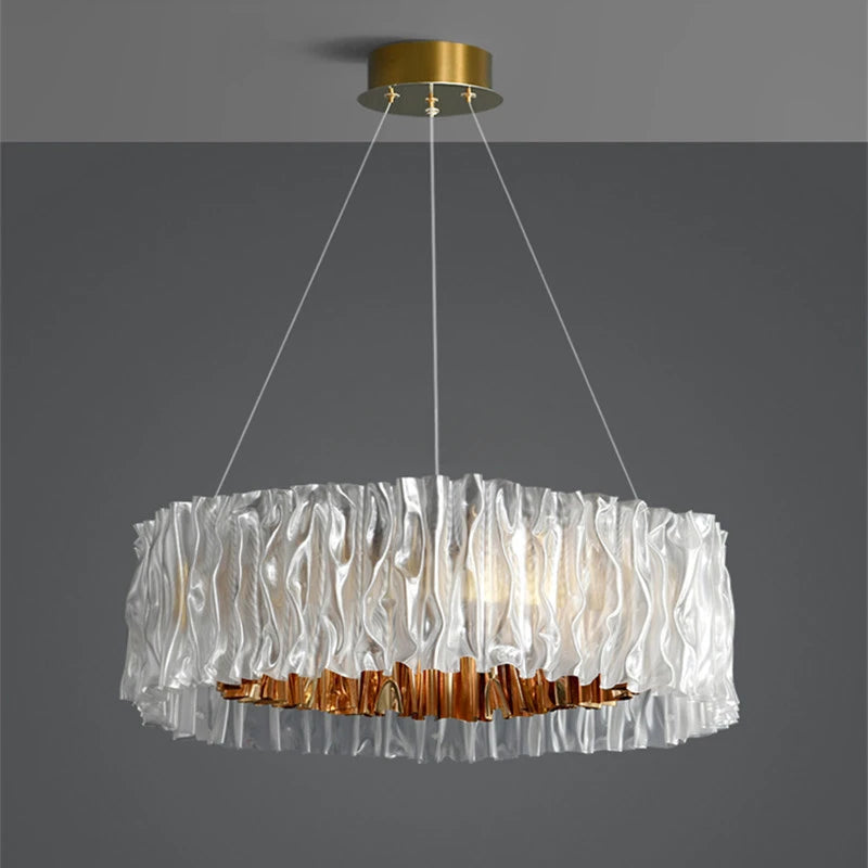 Zenita - LED-Ringleuchter, Edelstahl und Acryl