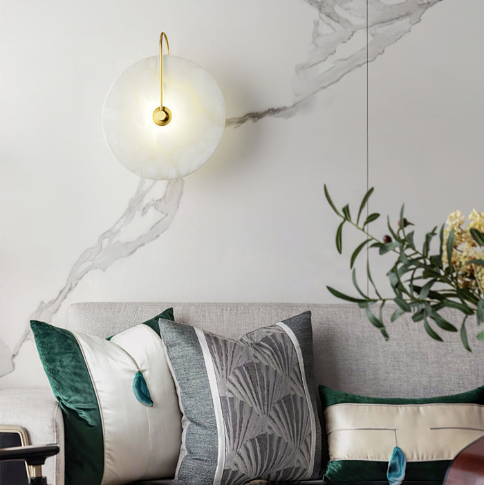 Beruhigende - LED-Wandleuchte in Alabaster-Optik