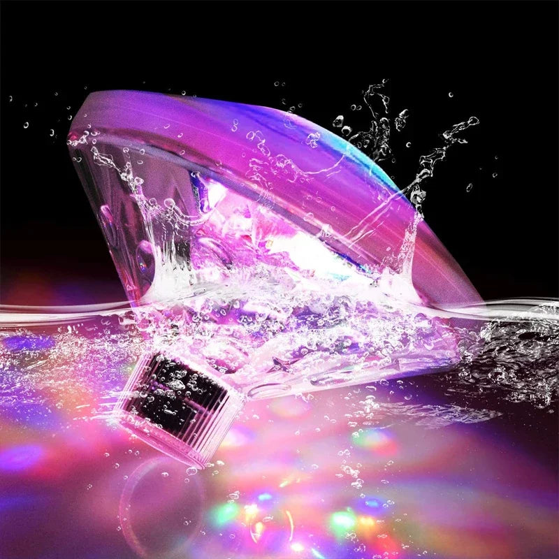Schwimmende - RGB-Discoleuchte IP68 für Pool & Badewanne
