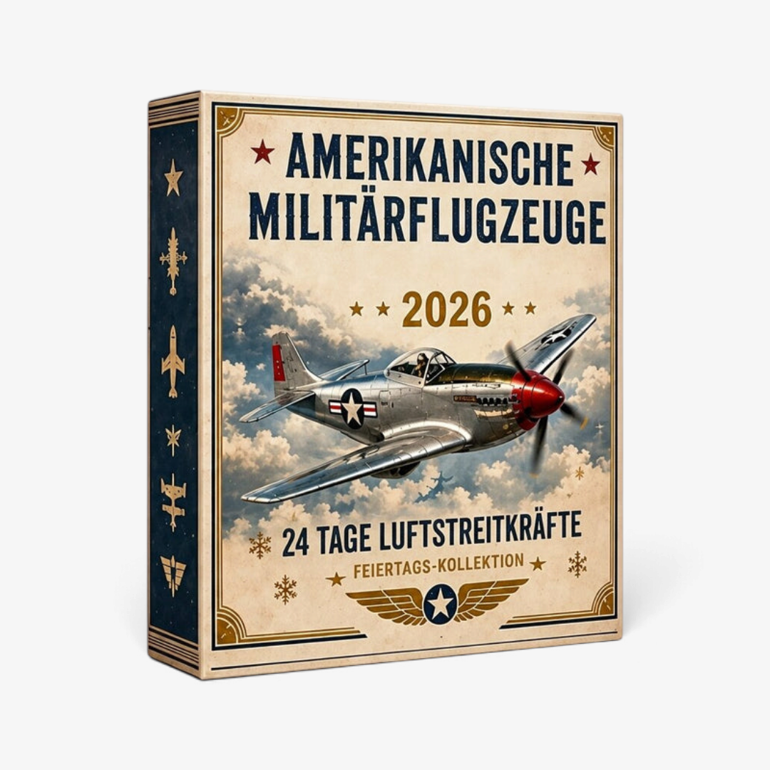 AeroLume - Adventskalender mit 24 Flugdekorationen aus Acryl