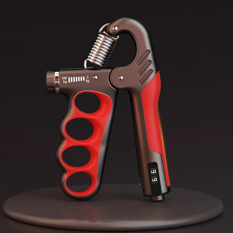 GripForge - Einstellbarer Handgriff-Stärker mit mechanischem Wiederholungszähler