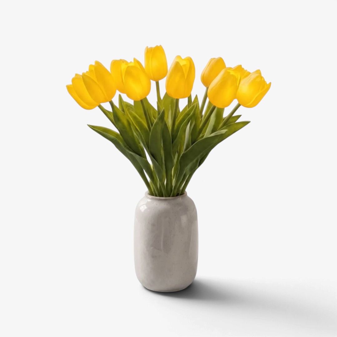 Tulipora – Tulpenförmige LED-Lampe mit 15 Lichtern