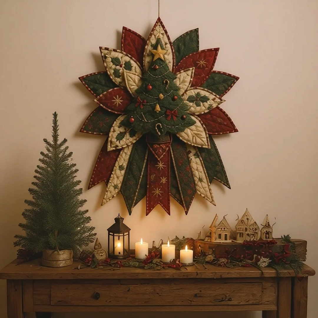 Wreathcraft - DIY Weihnachtskranz Nähset für die Tür