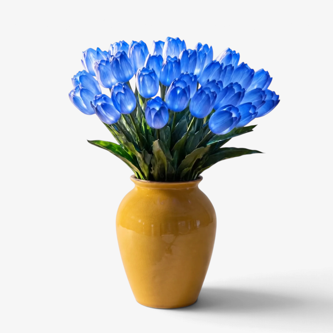 Tulipora – Tulpenförmige LED-Lampe mit 15 Lichtern