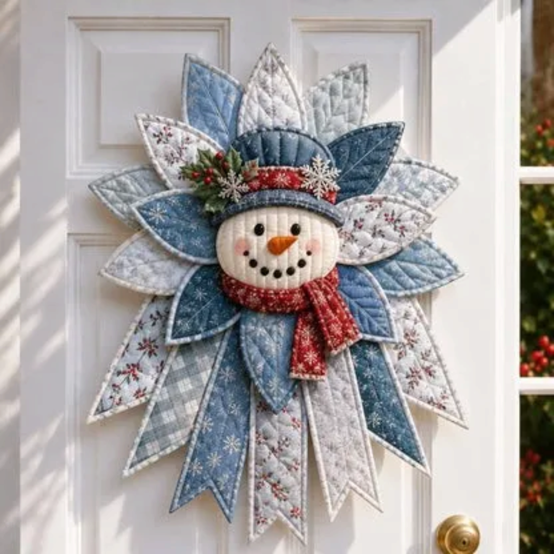 Wreathcraft - DIY Weihnachtskranz Nähset für die Tür