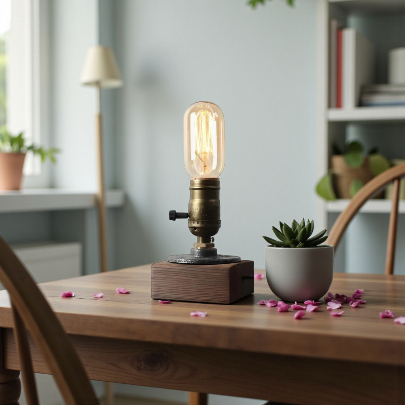 Lumiera - Industrielle Tischlampe Vintage