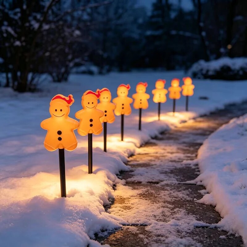 GingerBeam - LED Gartenstecker mit Lebkuchendesign