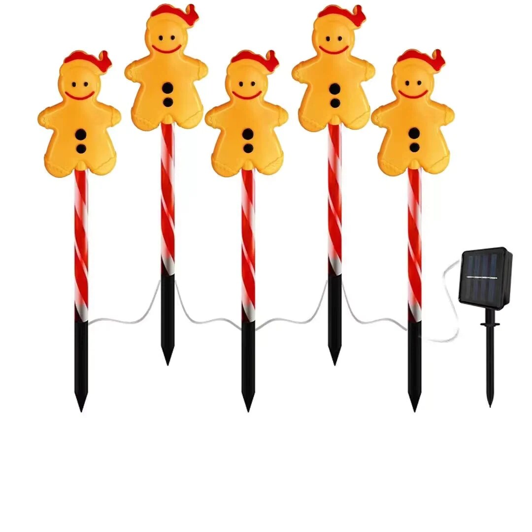 GingerBeam - LED Gartenstecker mit Lebkuchendesign