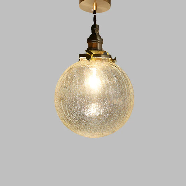 Skandinavische - Retro-Pendelleuchte aus Kristallglas,