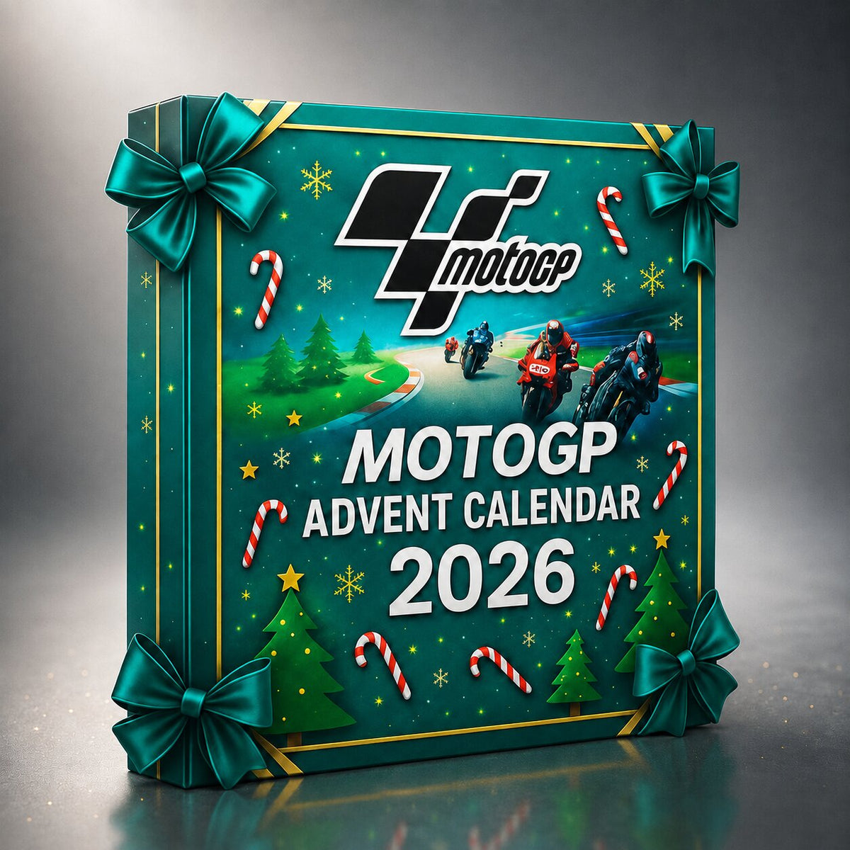 MotoRally - Adventskalender mit 24 Motorsport-Ornamenten