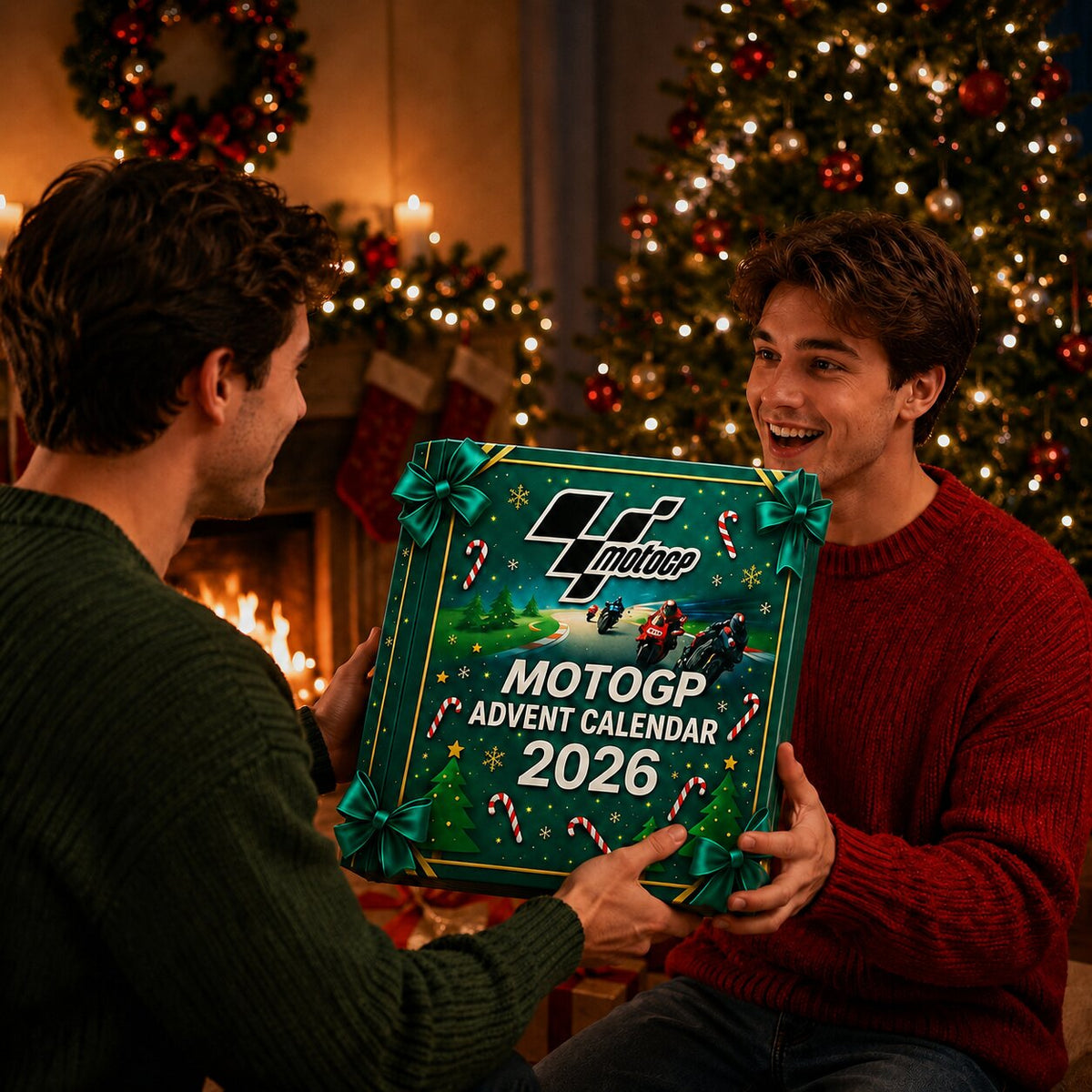 MotoRally - Adventskalender mit 24 Motorsport-Ornamenten