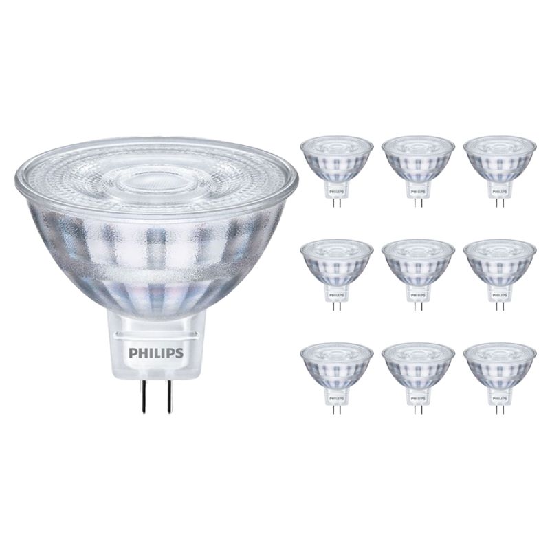 Sparpaket - 10x Philips Corepro LED-Spot GU5.3 MR16 4,4W