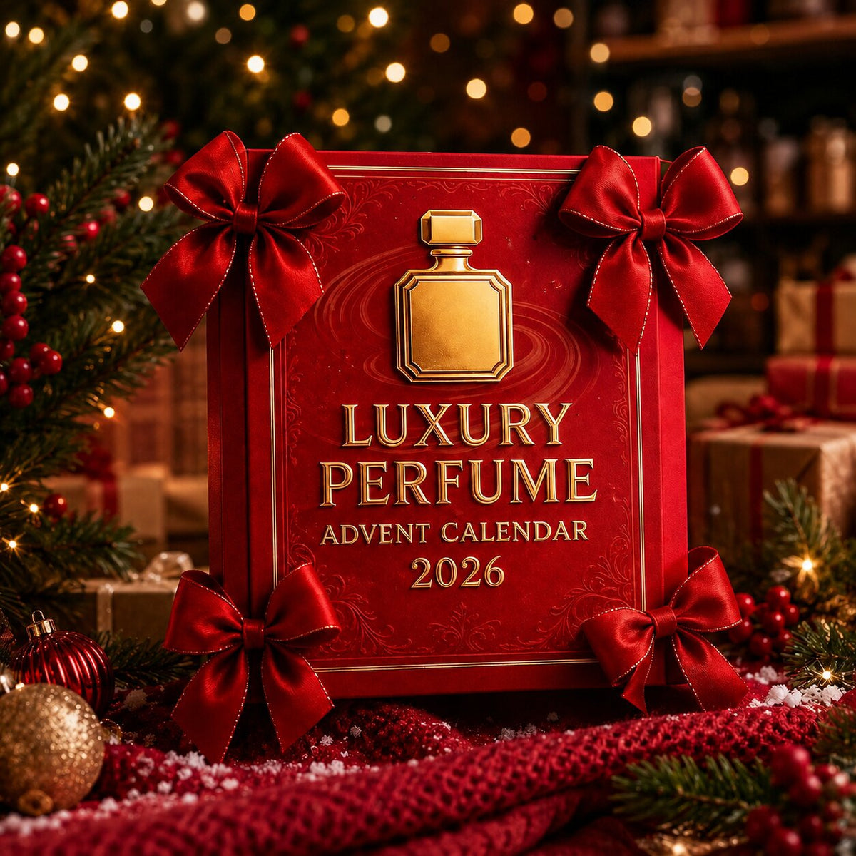 Scentember - Adventskalender mit Parfüm- und Flakondesign
