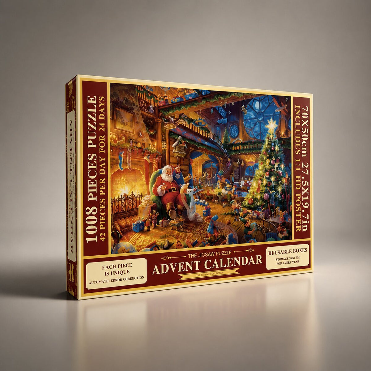 Puzzember - Puzzle-Adventskalender mit 1008 Teilen