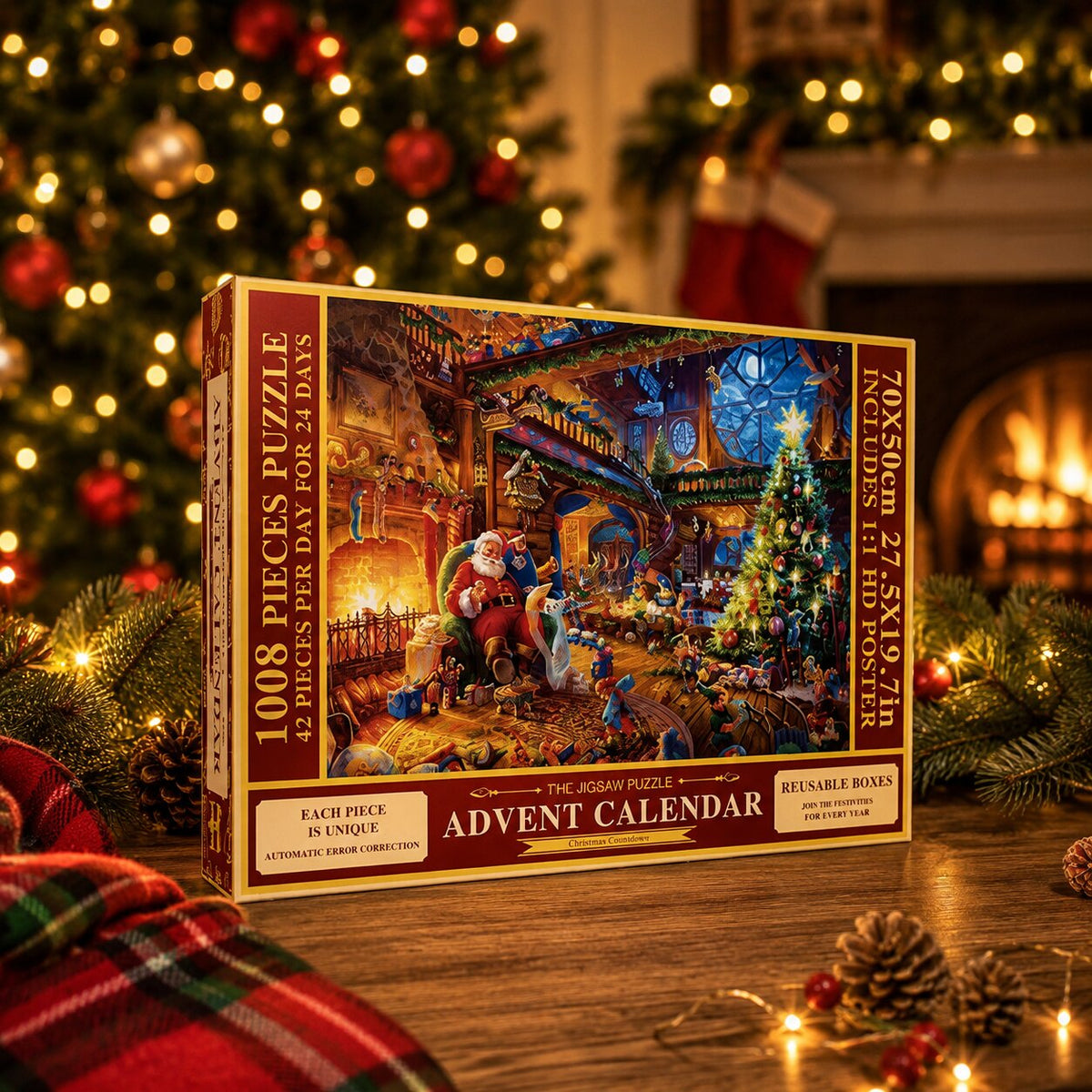 Puzzember - Puzzle-Adventskalender mit 1008 Teilen
