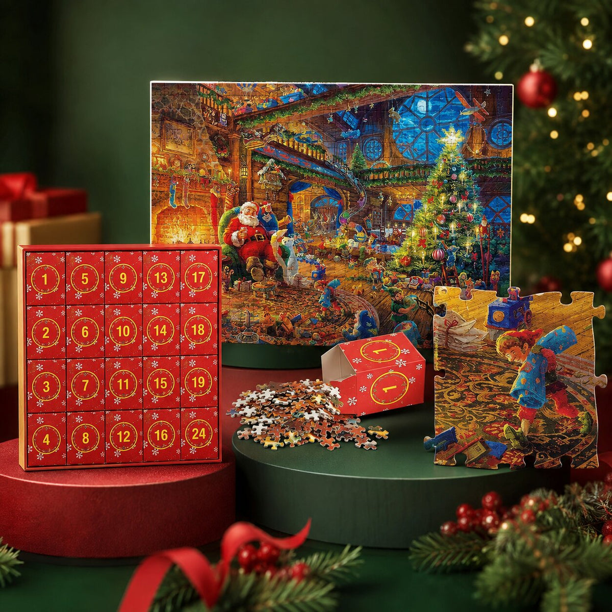 Puzzember - Puzzle-Adventskalender mit 1008 Teilen