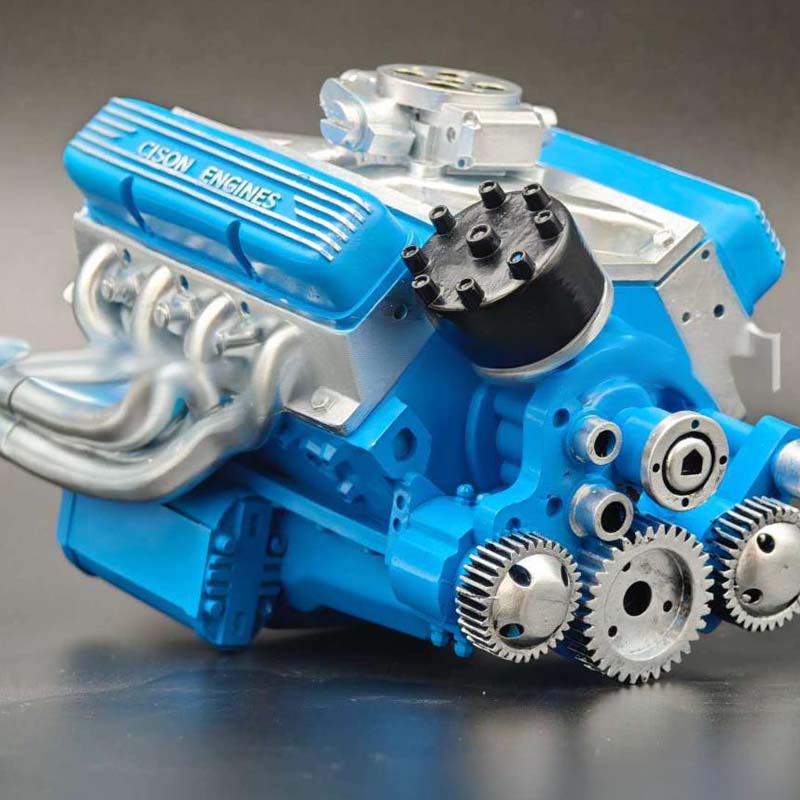 MotorVex - Mini V8 Benzinmotor-Modellbausatz mit CDI-Zündung