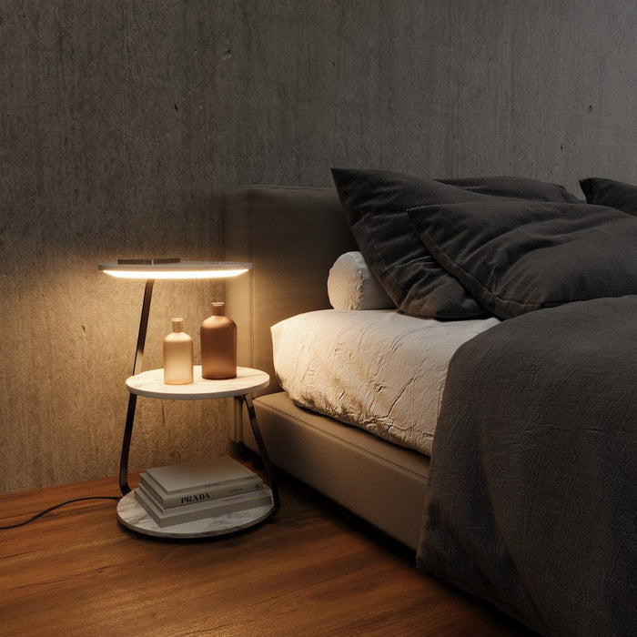 Beistelltisch - LED Beleuchtung & Wireless Ladefunktion