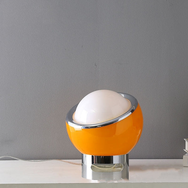 Tabora - Bauhaus Tischlampe Opalglas