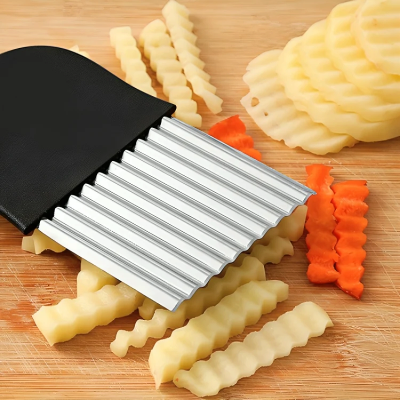 WaveSlice - Edelstahl-Wellenschneider für Gemüse