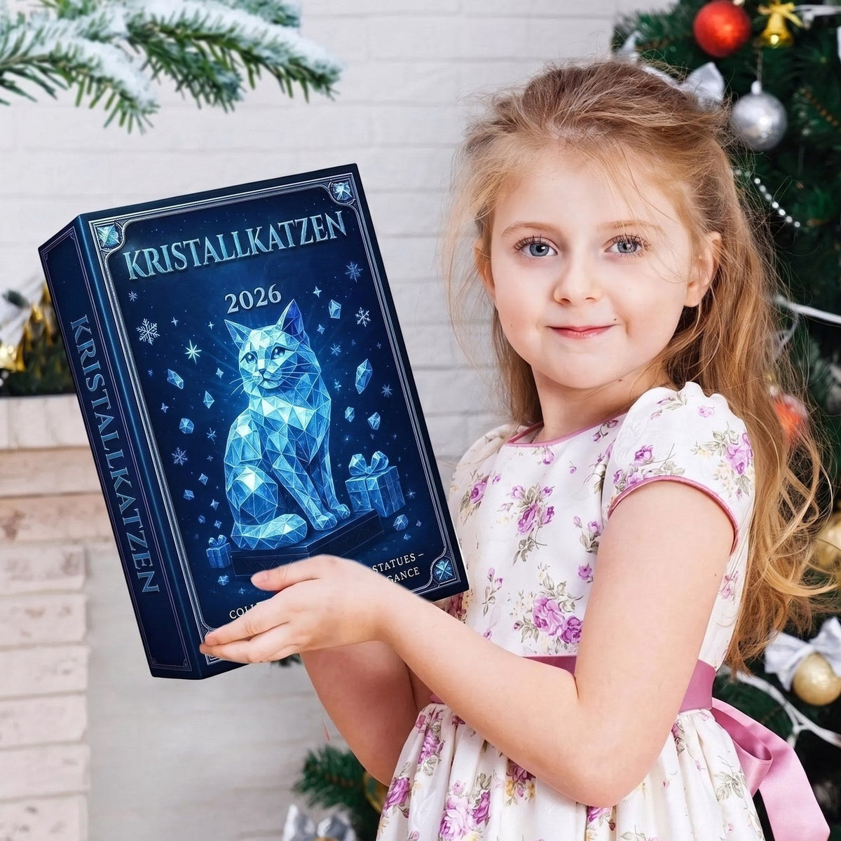 CrystalPaws - Adventskalender mit 24 Acrylkatzenfiguren