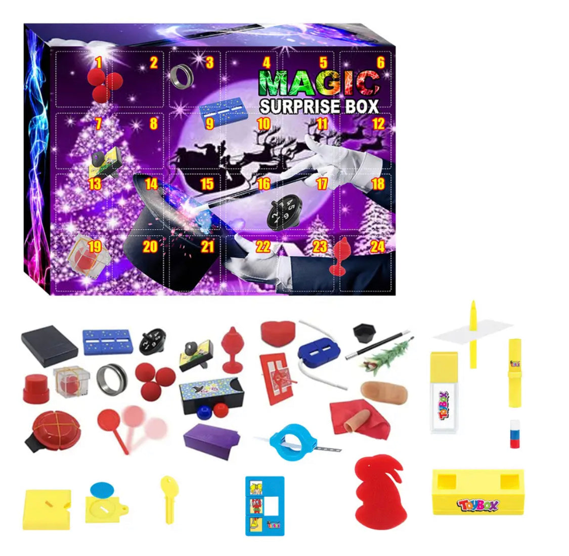 AbracaBox - Magischer Adventskalender Geschenkbox mit Zubehör