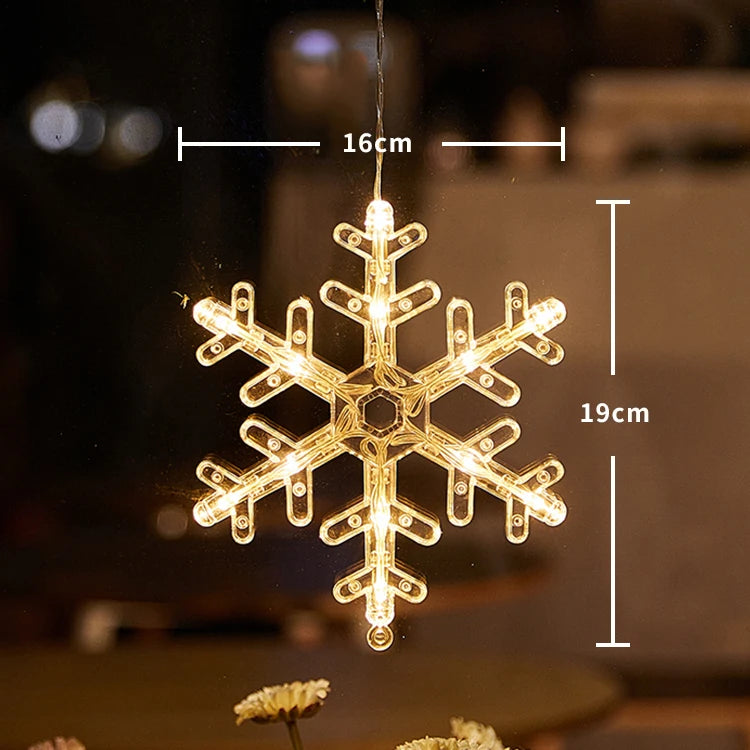Twinkla - LED-Weihnachtsmann-Fensterleuchte mit Saugnapf