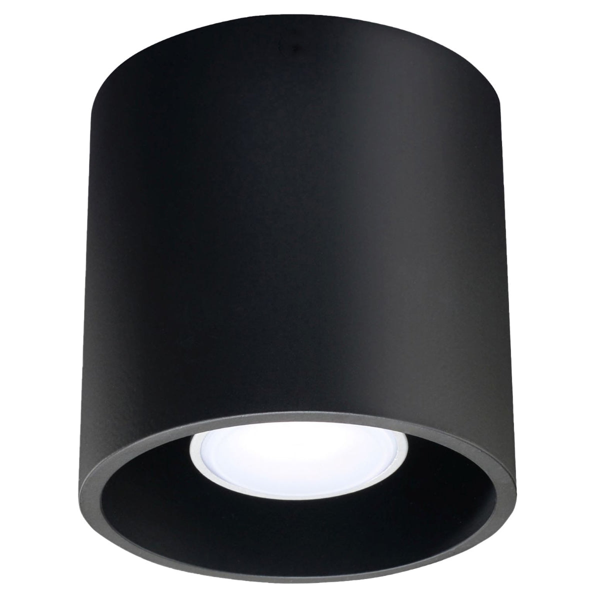 Vortex - Schwarze Deckenleuchte 10 cm