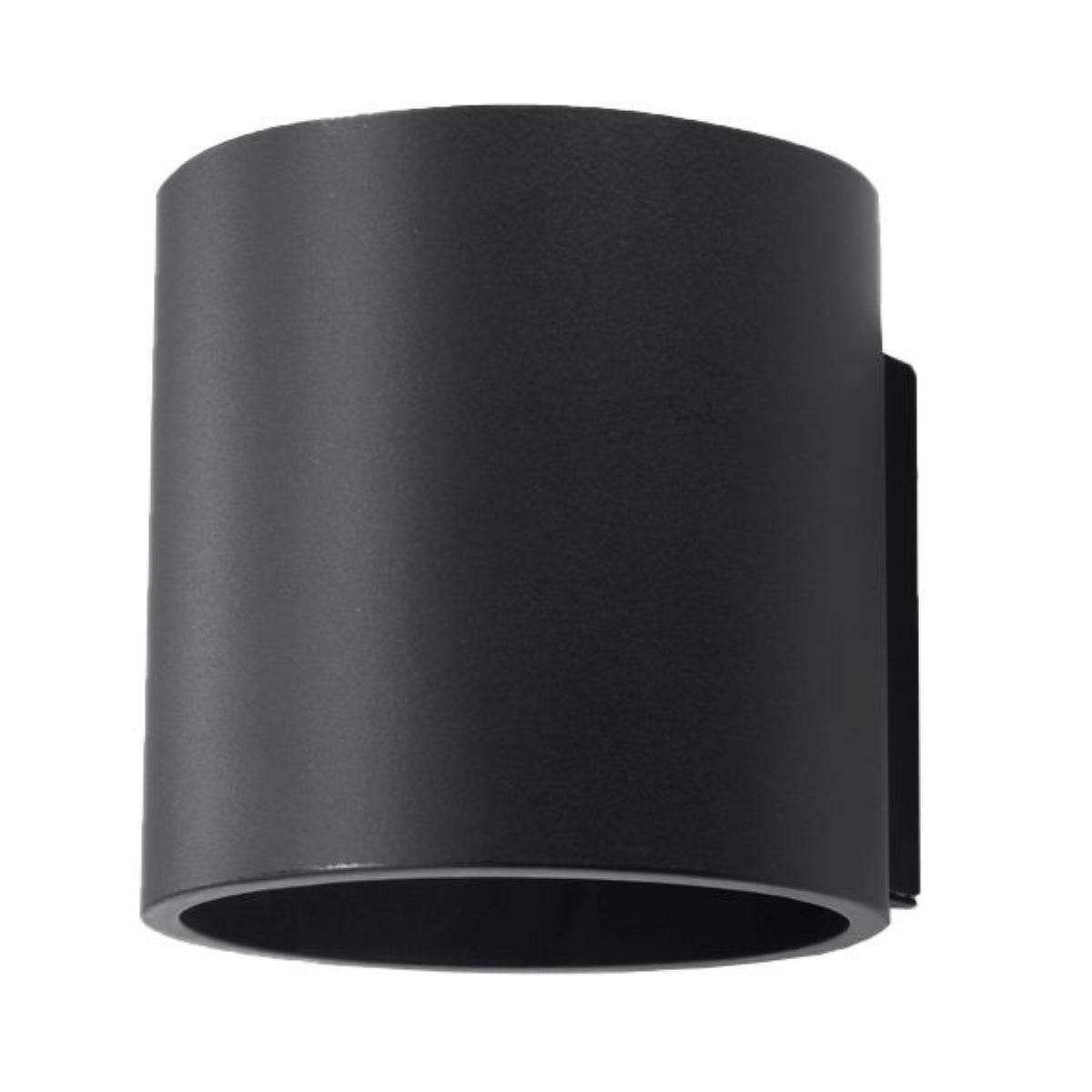 ORBIS - 1 Wandleuchte, schwarzes Aluminium