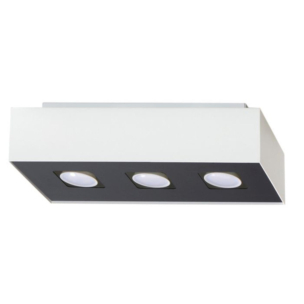 MONO - Deckenleuchte MONO 3 Weiß aus Stahl 34 cm