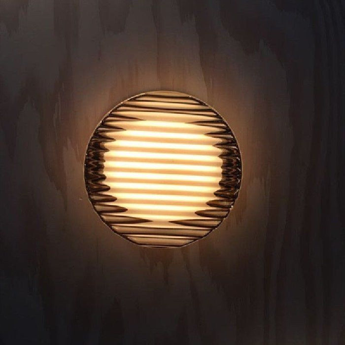 Flanca - Moderne runde LED-Wandleuchte für den Innen- und