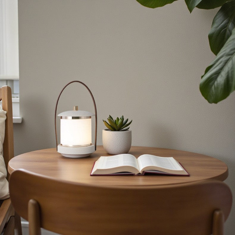 LED Tischlampe mit modernem Hänge Design