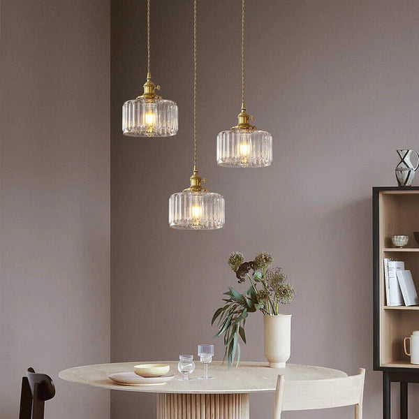 Nimbus - Vintage Kristall-Pendelleuchte für Esszimmer,